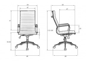 Офисное кресло для руководителей DOBRIN CLARK SIMPLE, чёрный в Челябинске - cheliabinsk.ok-mebel.com | фото 8
