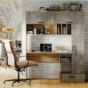 Письменный стол Техно (крафт/бетон) в Челябинске - cheliabinsk.ok-mebel.com | фото 3