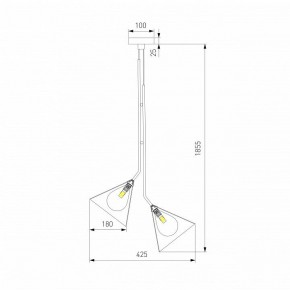 Подвесная люстра Eurosvet Enigma 70161/3 черный в Челябинске - cheliabinsk.ok-mebel.com | фото 4