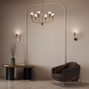 Подвесная люстра Eurosvet Rhyton 60167/6 латунь в Челябинске - cheliabinsk.ok-mebel.com | фото 6