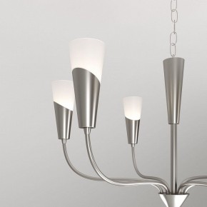 Подвесная люстра Eurosvet Rhyton 60167/6 никель в Челябинске - cheliabinsk.ok-mebel.com | фото 7