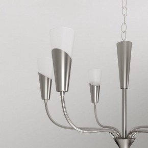 Подвесная люстра Eurosvet Rhyton 60167/6 никель в Челябинске - cheliabinsk.ok-mebel.com | фото 8