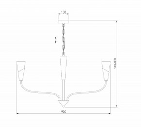 Подвесная люстра Eurosvet Rhyton 60167/8 никель в Челябинске - cheliabinsk.ok-mebel.com | фото 6