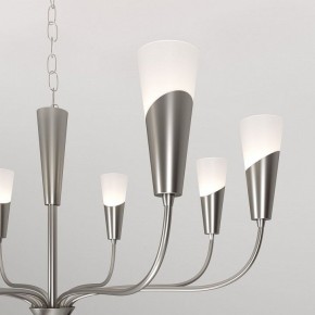 Подвесная люстра Eurosvet Rhyton 60167/8 никель в Челябинске - cheliabinsk.ok-mebel.com | фото 7