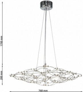 Подвесная люстра Favourite Thinner 4305-8P в Челябинске - cheliabinsk.ok-mebel.com | фото 5