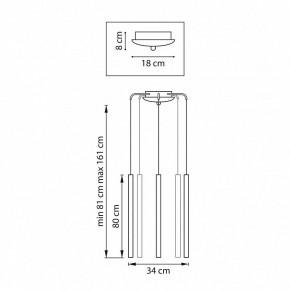 Подвесная люстра Lightstar Tubo L5T747433 в Челябинске - cheliabinsk.ok-mebel.com | фото 3