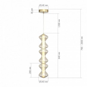 Подвесная люстра ST-Luce SPINE SL6136.213.01 в Челябинске - cheliabinsk.ok-mebel.com | фото 4