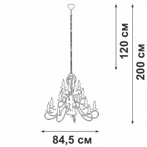 Подвесная люстра Vitaluce V1859 V1859-1/16 в Челябинске - cheliabinsk.ok-mebel.com | фото 4