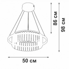Подвесная люстра Vitaluce V54010 V54010-0/1S в Челябинске - cheliabinsk.ok-mebel.com | фото 6