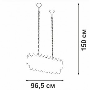 Подвесная люстра Vitaluce V58120 V58120-8/11 в Челябинске - cheliabinsk.ok-mebel.com | фото 3