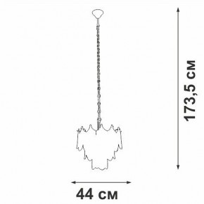Подвесная люстра Vitaluce V5813 V5813-8/5 в Челябинске - cheliabinsk.ok-mebel.com | фото 3