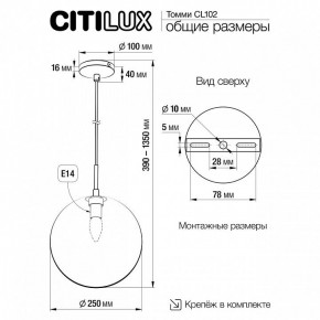 Подвесной светильник Citilux Томми CL102631 в Челябинске - cheliabinsk.ok-mebel.com | фото 8