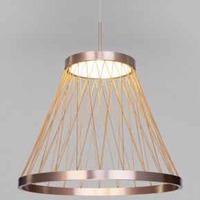 Подвесной светильник Eurosvet Cesta 40016/1 LED коричневый в Челябинске - cheliabinsk.ok-mebel.com | фото