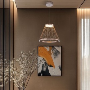 Подвесной светильник Eurosvet Cesta 40016/1 LED коричневый в Челябинске - cheliabinsk.ok-mebel.com | фото 4