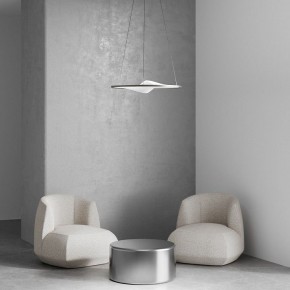 Подвесной светильник Eurosvet Occhio 40027/1 LED серый в Челябинске - cheliabinsk.ok-mebel.com | фото 4