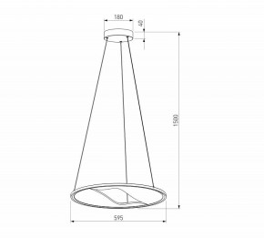 Подвесной светильник Eurosvet Occhio 40027/1 LED серый в Челябинске - cheliabinsk.ok-mebel.com | фото 5