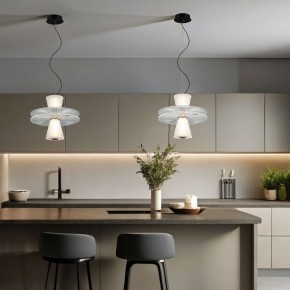 Подвесной светильник Eurosvet Titania 40028/1 LED белый в Челябинске - cheliabinsk.ok-mebel.com | фото 3