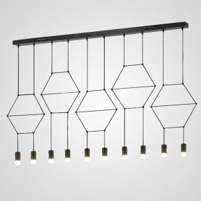 Подвесной светильник Imperiumloft Via Wireflow polyhedral Via01 в Челябинске - cheliabinsk.ok-mebel.com | фото