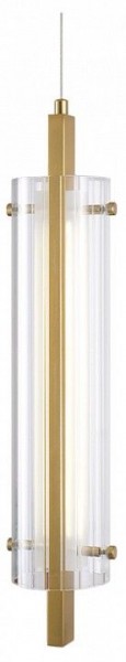 Подвесной светильник Indigo Vitreo 11067/A/1P Brass в Челябинске - cheliabinsk.ok-mebel.com | фото