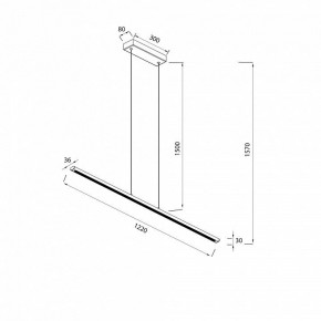 Подвесной светильник Mantra Lineal 8954 в Челябинске - cheliabinsk.ok-mebel.com | фото 3