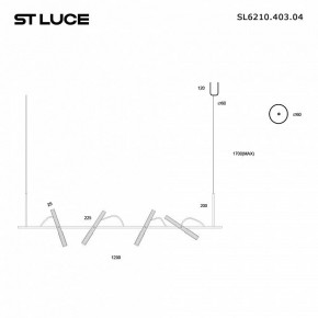 Подвесной светильник ST-Luce LILT SL6210.403.04 в Челябинске - cheliabinsk.ok-mebel.com | фото 2