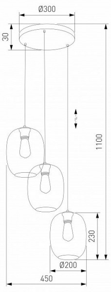 Подвесной светильник TK Lighting Elio 5973 Elio в Челябинске - cheliabinsk.ok-mebel.com | фото 3