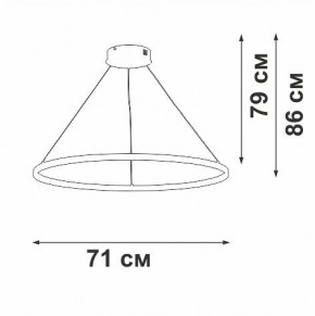 Подвесной светильник Vitaluce V2516 V2516-8/1S в Челябинске - cheliabinsk.ok-mebel.com | фото 3