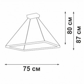 Подвесной светильник Vitaluce V2704 V2704-9/1S в Челябинске - cheliabinsk.ok-mebel.com | фото 3