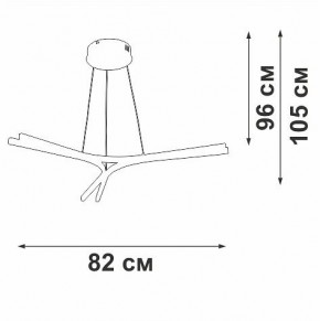 Подвесной светильник Vitaluce V2708 V2708-9/3S в Челябинске - cheliabinsk.ok-mebel.com | фото 3