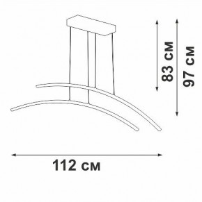Подвесной светильник Vitaluce V2709 V2709-8/2S в Челябинске - cheliabinsk.ok-mebel.com | фото 3