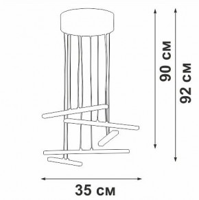 Подвесной светильник Vitaluce V3046 V3046-1/5S в Челябинске - cheliabinsk.ok-mebel.com | фото 5