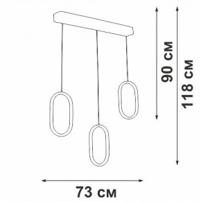 Подвесной светильник Vitaluce V3049 V3049-0/3S в Челябинске - cheliabinsk.ok-mebel.com | фото 4
