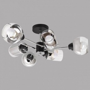 Потолочная люстра Imex MD.8243 MD.8243-6-S-BK+CH в Челябинске - cheliabinsk.ok-mebel.com | фото