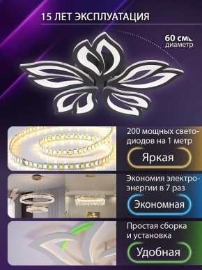 Потолочная люстра Natali Kovaltseva FORTUNA LED LAMPS 81107/5C в Челябинске - cheliabinsk.ok-mebel.com | фото 5