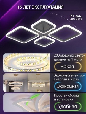 Потолочная люстра Natali Kovaltseva OPTI LED LAMPS 81108/2C в Челябинске - cheliabinsk.ok-mebel.com | фото 5