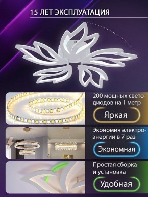 Потолочная люстра Natali Kovaltseva RIF LED LAMPS 81118/4C в Челябинске - cheliabinsk.ok-mebel.com | фото 5