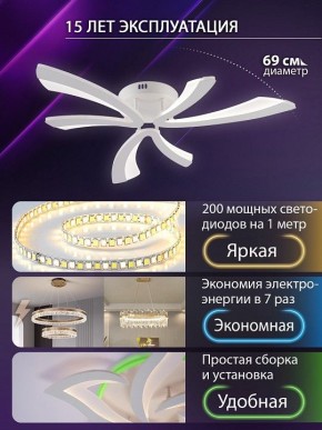 Потолочная люстра Natali Kovaltseva VIO LED LAMPS 81453 в Челябинске - cheliabinsk.ok-mebel.com | фото 5