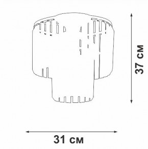Потолочная люстра Vitaluce V5155 V5155-1/4PL в Челябинске - cheliabinsk.ok-mebel.com | фото 4
