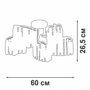 Потолочная люстра Vitaluce V5884 V5884-0/5PL в Челябинске - cheliabinsk.ok-mebel.com | фото 3