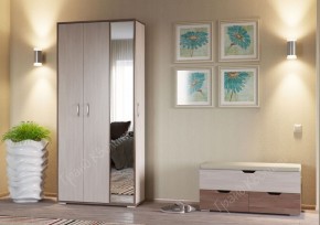 Прихожая ДОМИНО mini Бодега темный/светлый в Челябинске - cheliabinsk.ok-mebel.com | фото 2