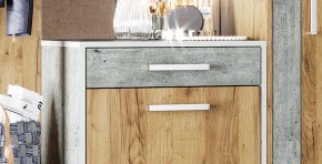Прихожая Кензо (крафт/бетон) вешалка+шкаф в Челябинске - cheliabinsk.ok-mebel.com | фото 5