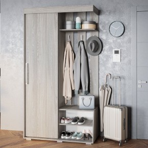Прихожая Зара ПР-01 (ясень белый) в Челябинске - cheliabinsk.ok-mebel.com | фото 3