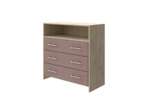 PROxSON Комод Varna (ЛДСП Бунратти+ткань Бунратти/Ultra Горячий шоколад) 90x40 в Челябинске - cheliabinsk.ok-mebel.com | фото