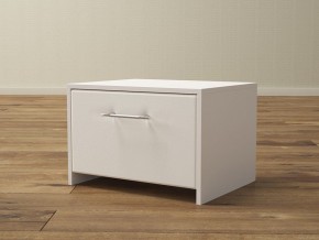 PROxSON Тумба Varna (ЛДСП Белая+экокожа Белый/Белый) 51x40 в Челябинске - cheliabinsk.ok-mebel.com | фото