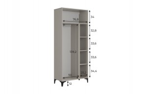 РИЧ Шкаф двухдверный в Челябинске - cheliabinsk.ok-mebel.com | фото 3