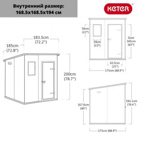 Сарай Манор Пентхаус 6x6 (MANOR PENT 6x6) в Челябинске - cheliabinsk.ok-mebel.com | фото 3