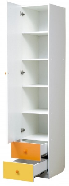 Шкаф 1-но дверный с ящиками и зеркалом Радуга (400) в Челябинске - cheliabinsk.ok-mebel.com | фото 2