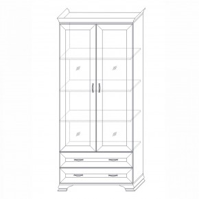 Шкаф (2 стеклодвери) Сиена в Челябинске - cheliabinsk.ok-mebel.com | фото 6