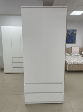 Шкаф 2-ств. с 2 ящиками "Бьянко" в Челябинске - cheliabinsk.ok-mebel.com | фото 3
