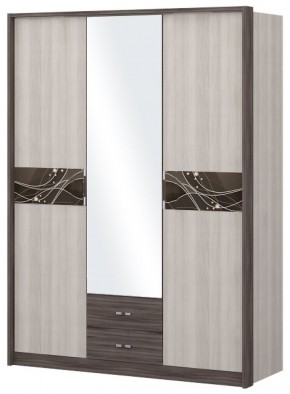 Шкаф 3-х дверный с зеркалом Шк68.2 МС Николь в Челябинске - cheliabinsk.ok-mebel.com | фото
